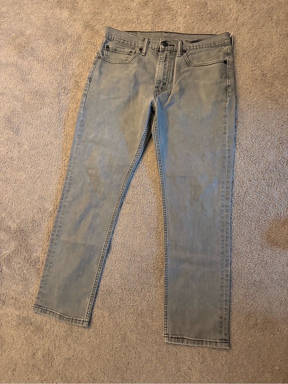 Levi's Slim Straight Jeans - Faded Gray